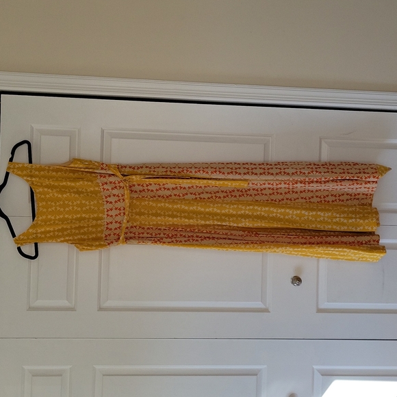 Anthropologie Patterned Silk Maxi Dress - Picture 2 of 8